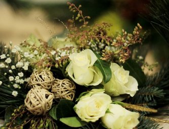 Vánoční zelené dekorování