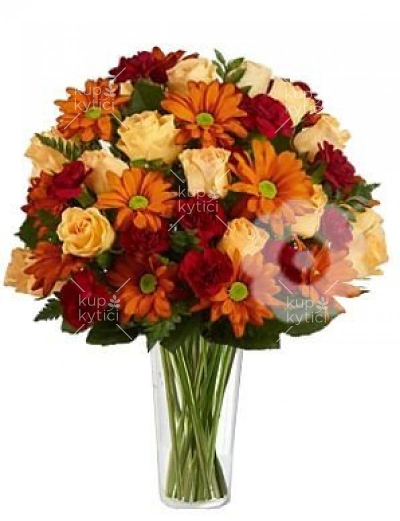 Bouquet tuned in warm tones  Cleopatra