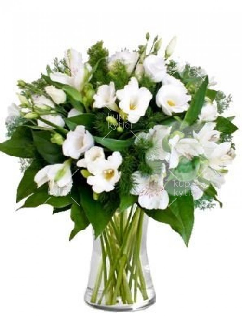 Fragrant bouquet in white Barbra