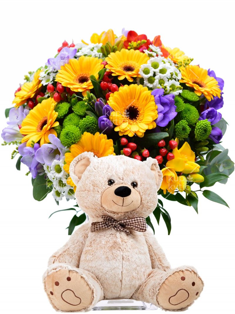 Flower delivery - gift set