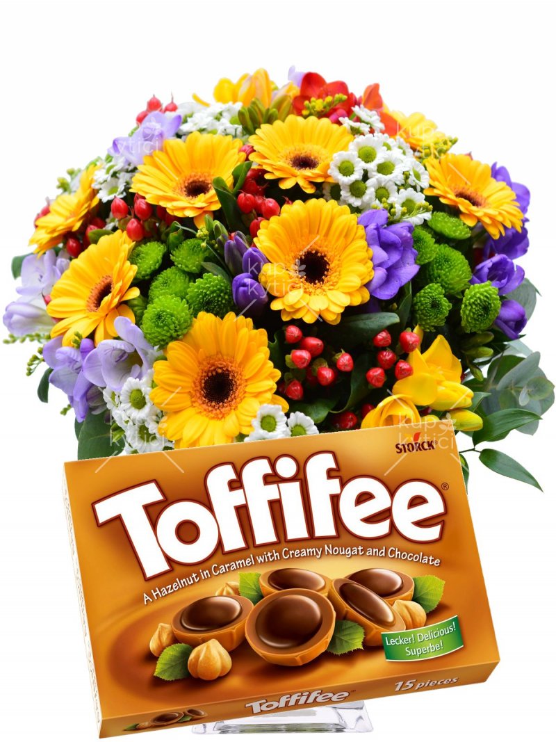 Flower delivery - gift set