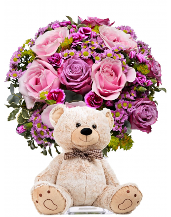 KYTICE GUAPA + PLYŠOVÝ MEDVĚD