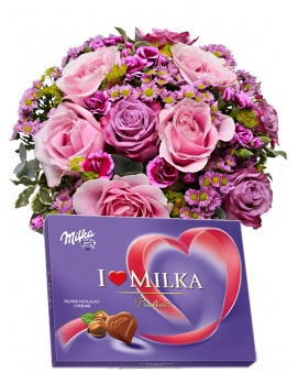Bouquet GUAPA + Milka 110 g