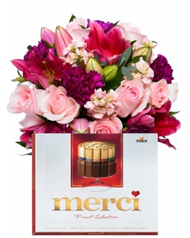Kytica ROZA + Merci 250 g