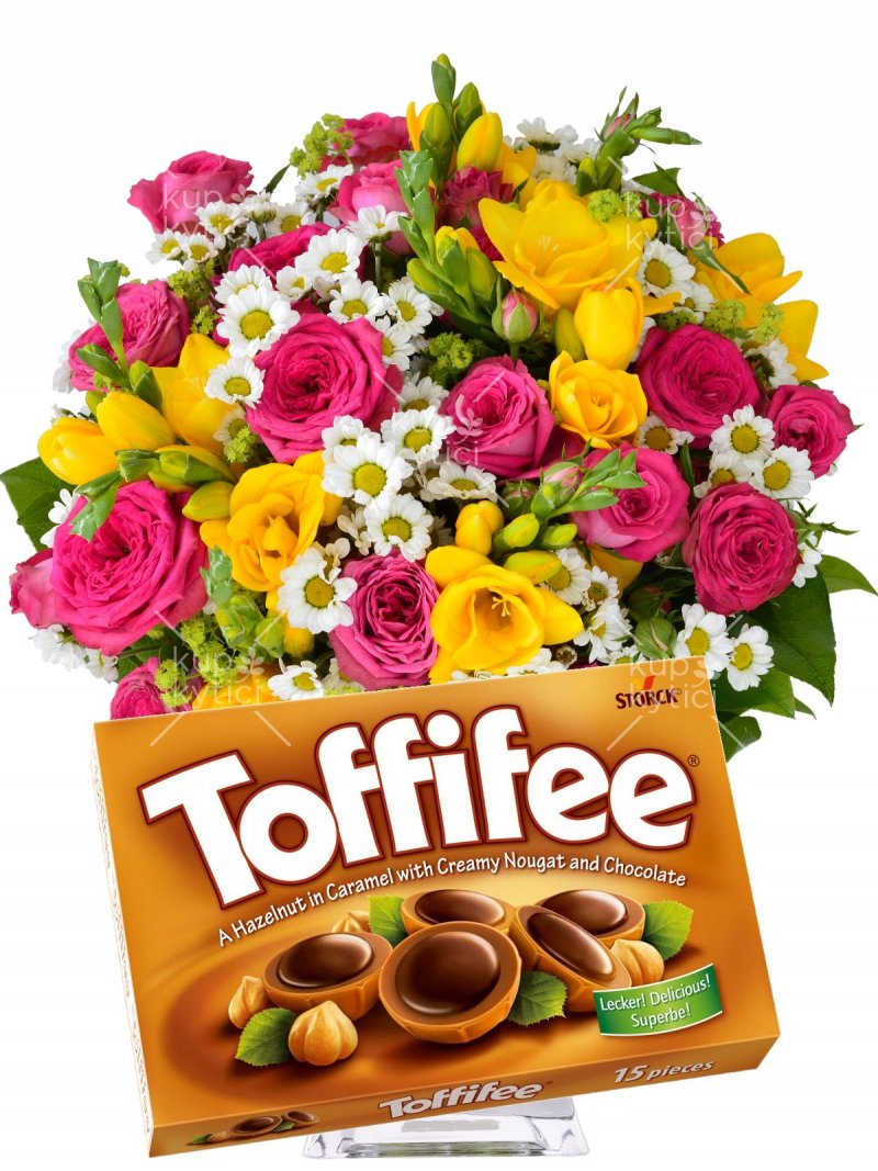 Gift set - delivery of flowers